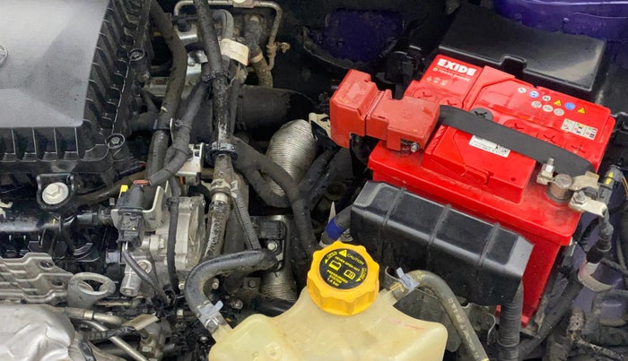 2023 Tata NEXON FEARLESS PURPLE + SUNROOF DUAL TONE 1.2 PETROL, Petrol, Manual, 42,318 km, Engine View - Left