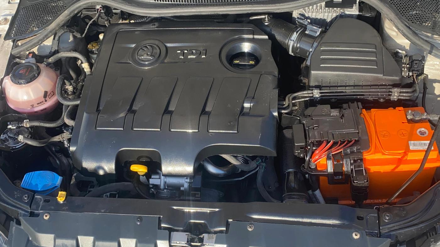 2018 Skoda Rapid AMBITION 1.5 TDI, Diesel, Manual, 91,317 km, Engine View