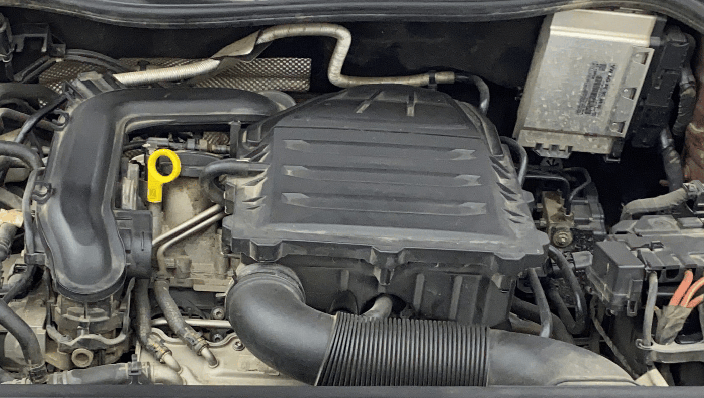 2021 Volkswagen Vento HIGHLINE 1.0L TSI AT, Petrol, Automatic, 69,564 km, Engine View