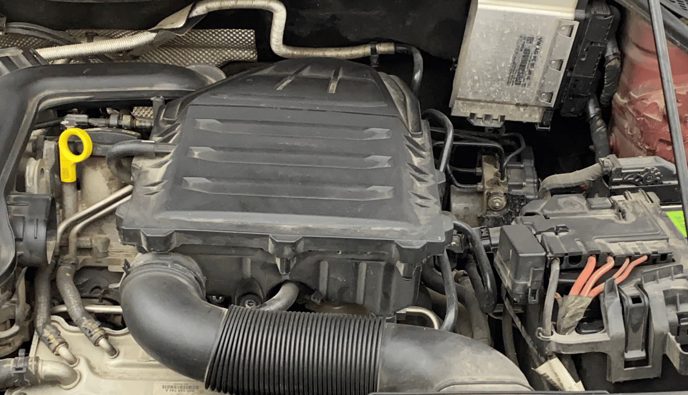 2021 Volkswagen Vento HIGHLINE 1.0L TSI AT, Petrol, Automatic, 69,564 km, Engine View - Left