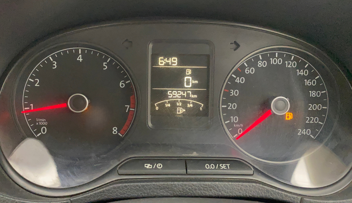 2016 Volkswagen Ameo COMFORTLINE 1.2L, Petrol, Manual, 59,217 km, Odometer Image