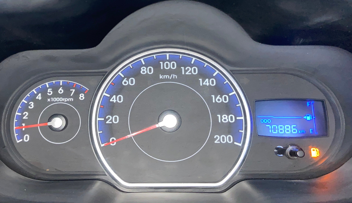 2012 Hyundai i10 MAGNA 1.2, Petrol, Manual, 70,879 km, Odometer Image