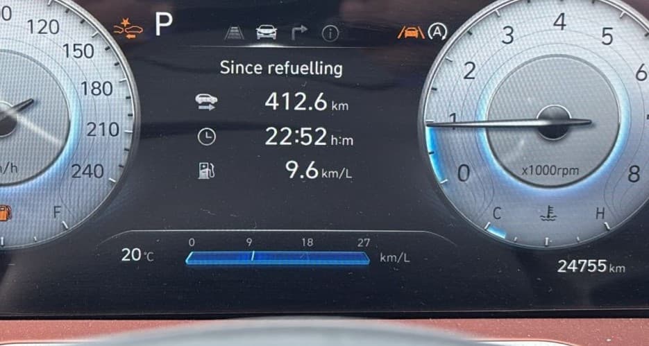 2024 Hyundai Creta SX (O) IVT 1.5 PETROL, Petrol, Automatic, 24,755 km, Odometer Image