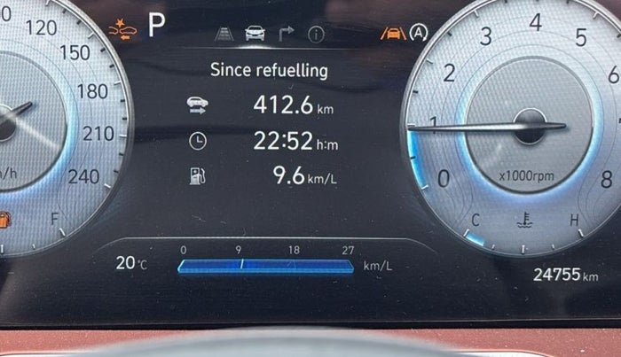 2024 Hyundai Creta SX (O) IVT 1.5 PETROL, Petrol, Automatic, 24,755 km, Odometer Image