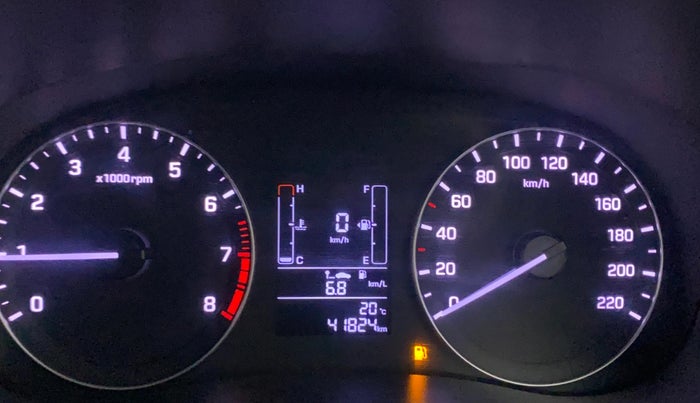 2018 Hyundai Creta SX 1.6 PETROL DUAL TONE, Petrol, Manual, 41,824 km, Odometer Image