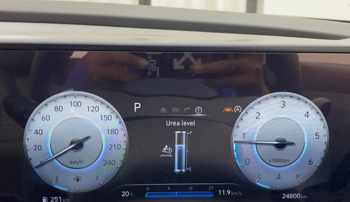 2024 Hyundai Creta SX (O) 1.5 DIESEL AT, Diesel, Automatic, 24,800 km, Odometer Image