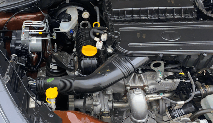 2025 Tata TIGOR XZA PLUS PETROL, Petrol, Automatic, 3,532 km, Engine View - Right