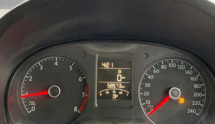 2016 Volkswagen Polo HIGHLINE 1.0L, Petrol, Manual, 58,567 km, Odometer Image