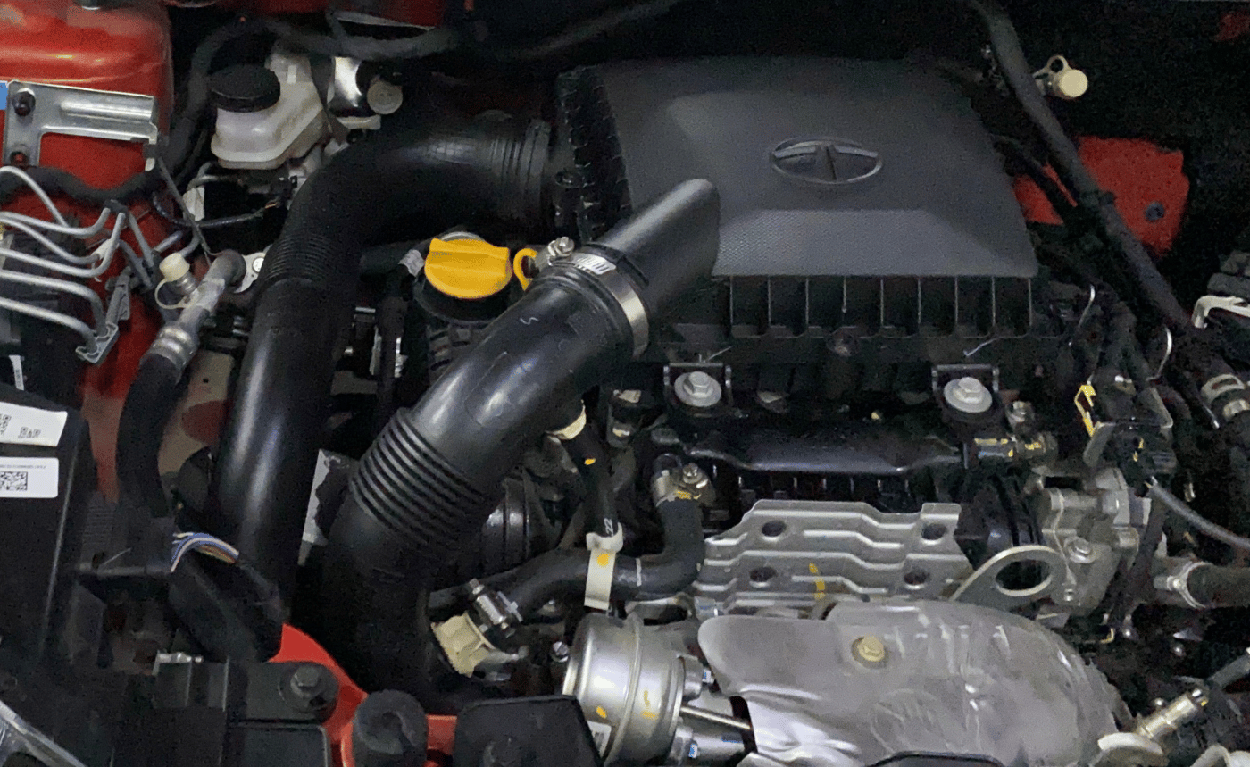 2022 Tata NEXON XZA PLUS PETROL DUAL TONE, Petrol, Automatic, 12,064 km, Engine View - Right