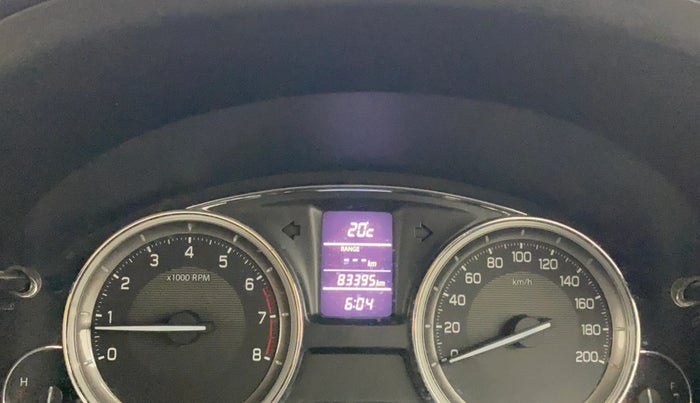 2017 Maruti Ciaz VXI+, Petrol, Manual, 83,394 km, Odometer Image