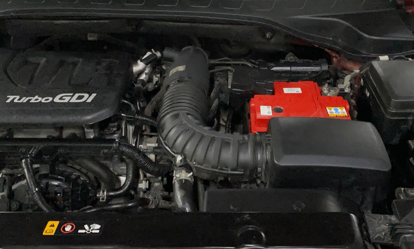 2022 KIA SONET HTX PLUS 1.0 IMT, Petrol, Manual, 65,768 km, Engine View - Left