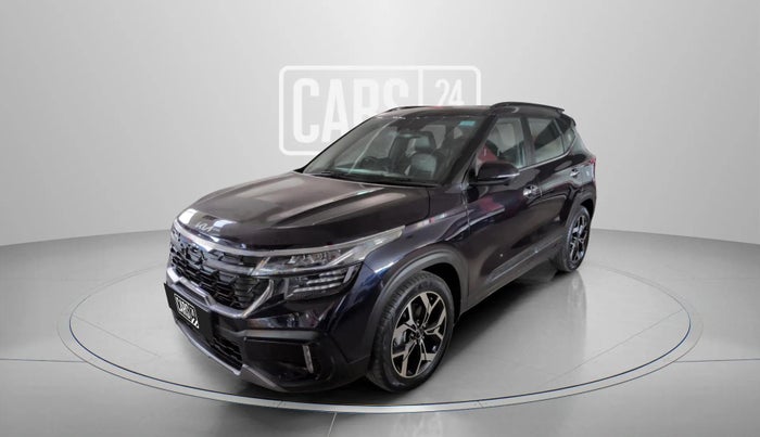 2024 KIA SELTOS  GTX Plus 1.5 Turbo Petrol DCT, Petrol, Automatic, 5,763 km, Left Front Diagonal