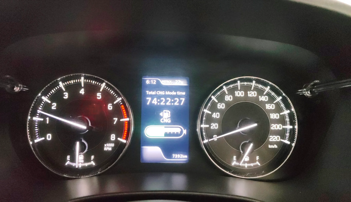 2025 Maruti Baleno  ZETA CNG 1.2L, CNG, Manual, 7,392 km, Odometer Image