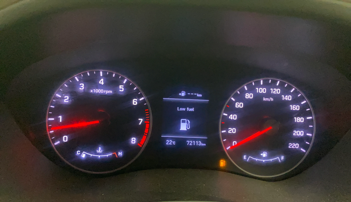 2019 Hyundai Elite i20 ASTA 1.2 (O), Petrol, Manual, 72,090 km, Odometer Image