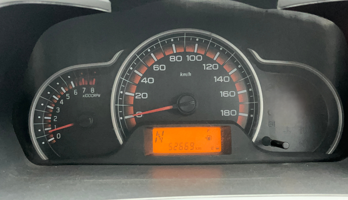 2015 Maruti Alto K10 VXI AMT, Petrol, Automatic, 52,702 km, Odometer Image