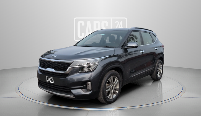 2020 KIA SELTOS HTX IVT 1.5 PETROL, Petrol, Automatic, 47,476 km, Left Front Diagonal