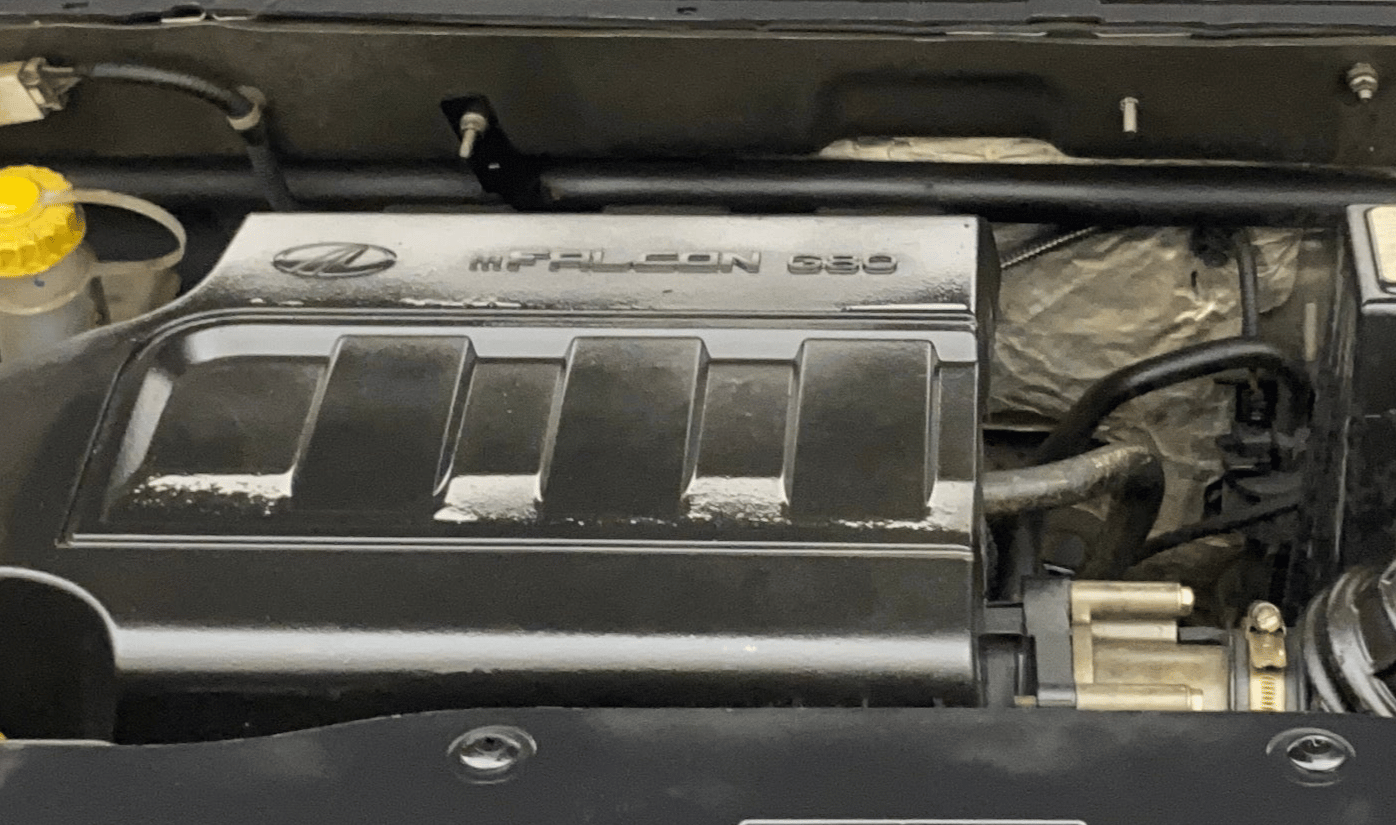 2017 Mahindra Kuv100 K4 6 STR, Petrol, Manual, 23,446 km, Engine View