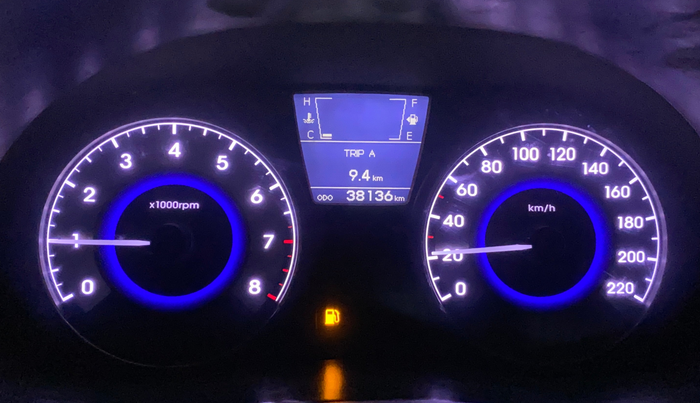 2012 Hyundai Verna FLUIDIC 1.6 VTVT SX, Petrol, Manual, 38,133 km, Odometer Image