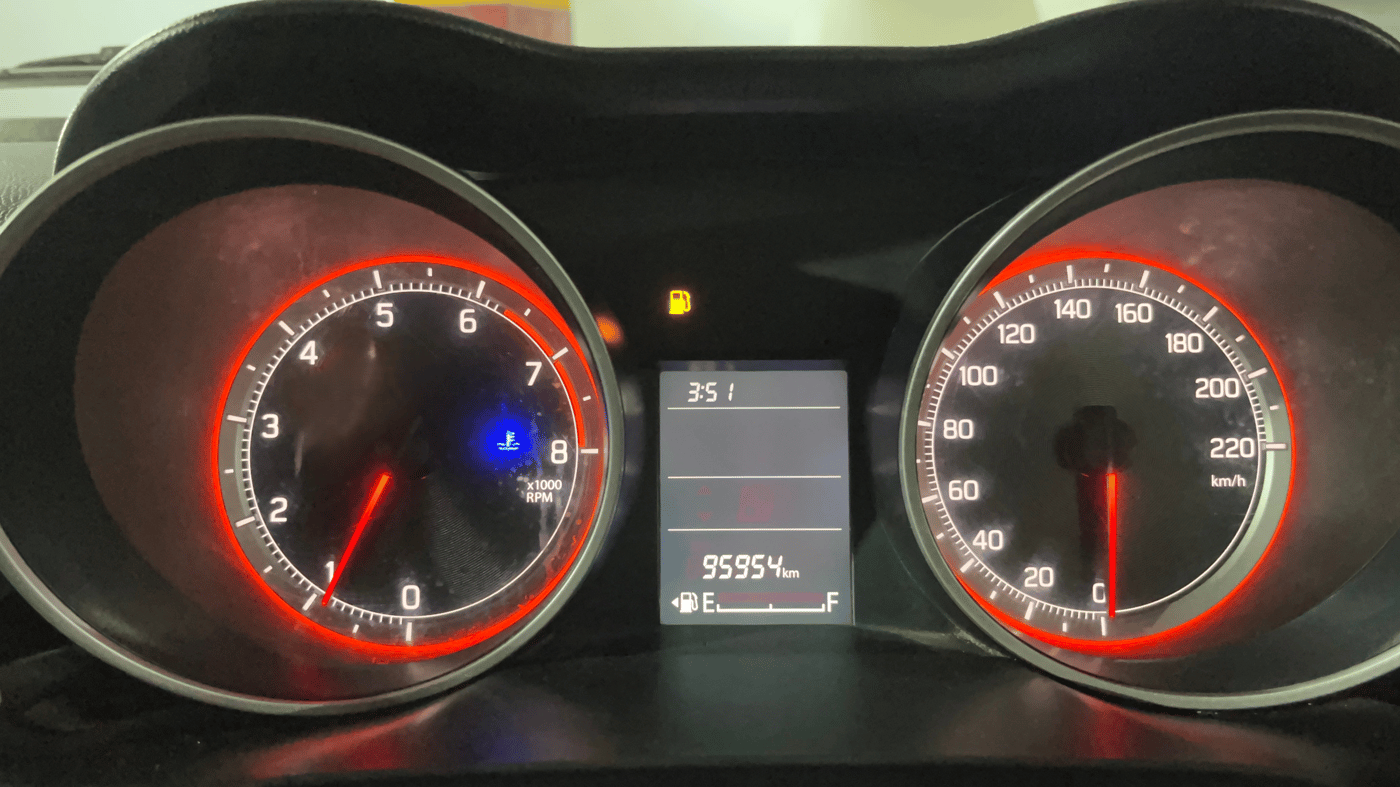 2020 Maruti Swift VXI, CNG, Manual, 96,007 km, Odometer Image