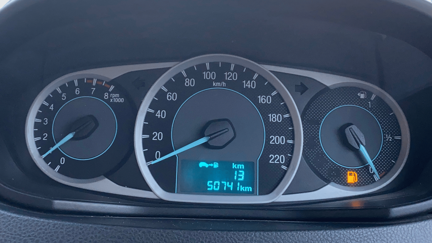 2016 Ford Figo Aspire TREND 1.2 PETROL, Petrol, Manual, 50,737 km, Odometer Image