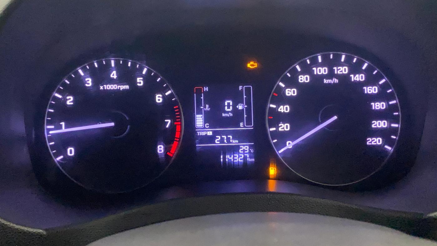 2016 Hyundai Creta SX PLUS 1.6 PETROL, CNG, Manual, 1,15,590 km, Odometer Image