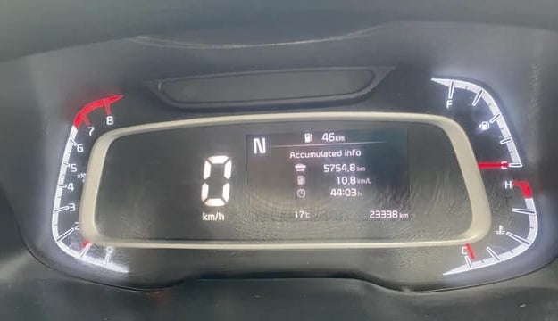 2022 KIA SONET HTX 1.0 IMT, Petrol, Manual, 23,334 km, Odometer Image