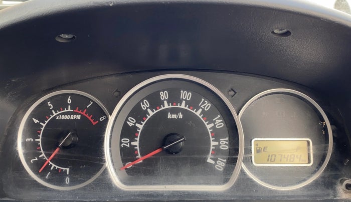 2013 Maruti Alto K10 VXI, Petrol, Manual, 1,07,475 km, Odometer Image