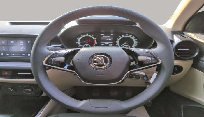 2024 Skoda SLAVIA ACTIVE 1.0L TSI MT, Petrol, Manual, 12,467 km, Steering Wheel Close Up