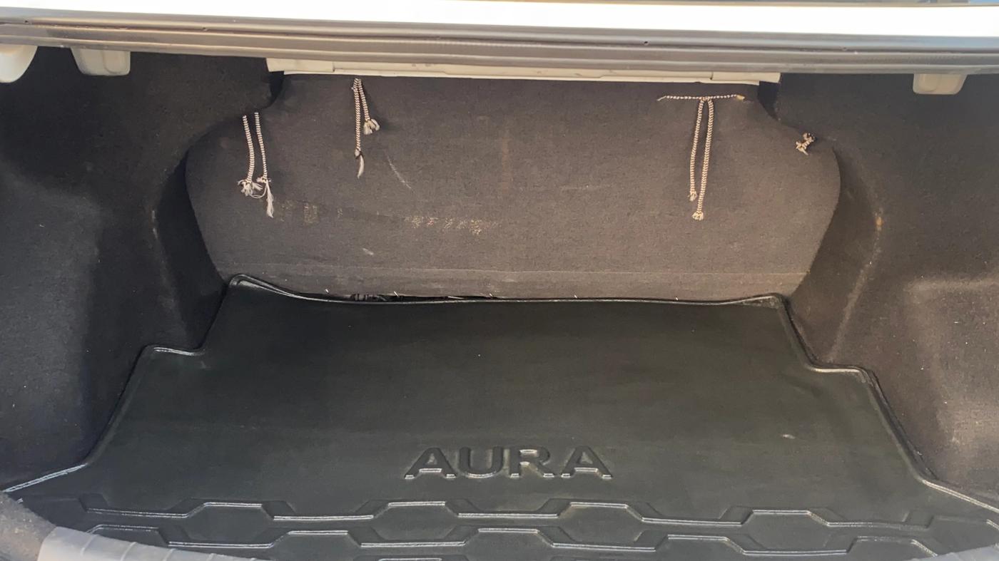 2022 Hyundai AURA SX PLUS 1.2 AMT, Petrol, Automatic, 67,386 km, Boot Inside