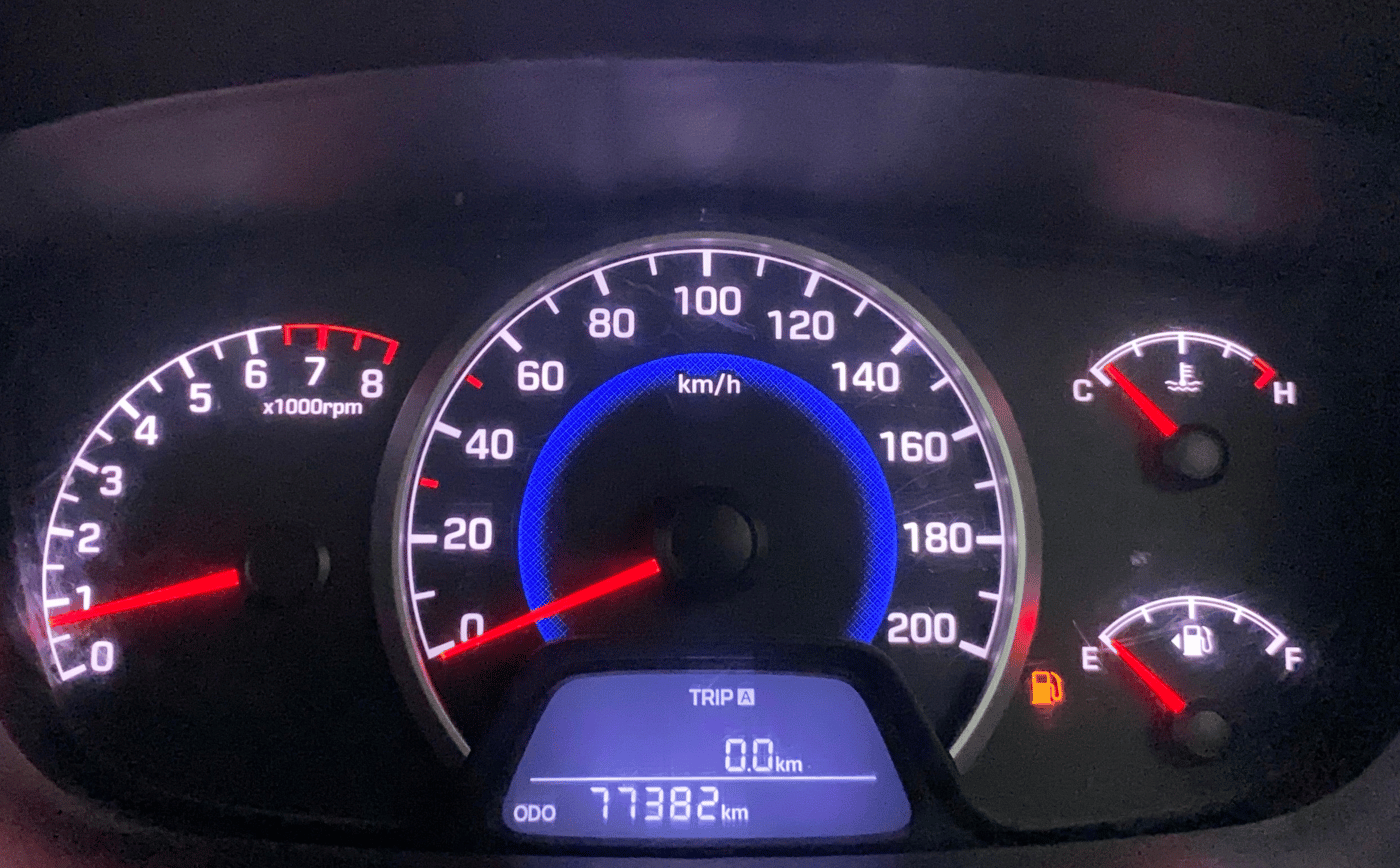 2018 Hyundai Grand i10 SPORTZ 1.2 KAPPA VTVT, Petrol, Manual, 77,436 km, Odometer Image