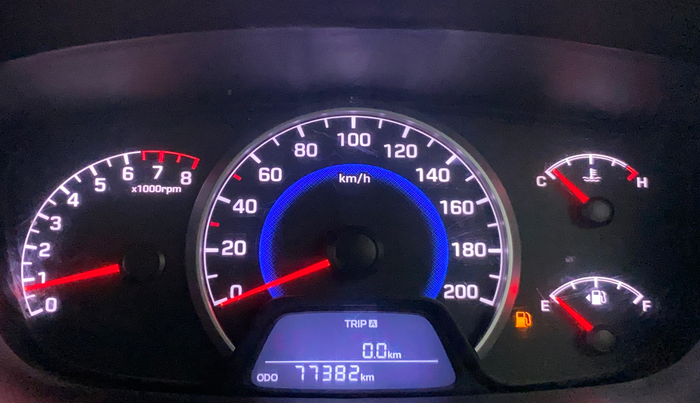 2018 Hyundai Grand i10 SPORTZ 1.2 KAPPA VTVT, Petrol, Manual, 77,413 km, Odometer Image