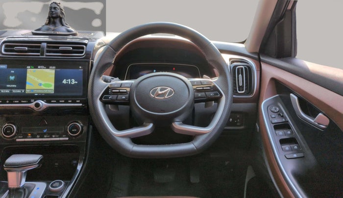 2022 Hyundai ALCAZAR PLATINUM(O) 6STR 1.5 AT, Diesel, Automatic, 78,426 km, Steering Wheel Close Up