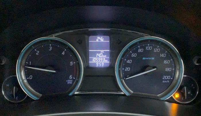 2016 Maruti Ciaz VDI+ SHVS, Diesel, Manual, 1,06,307 km, Odometer Image