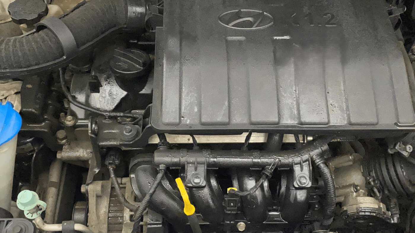2014 Hyundai Xcent SX AT 1.2 (O), Petrol, Automatic, 10,886 km, Engine View - Right