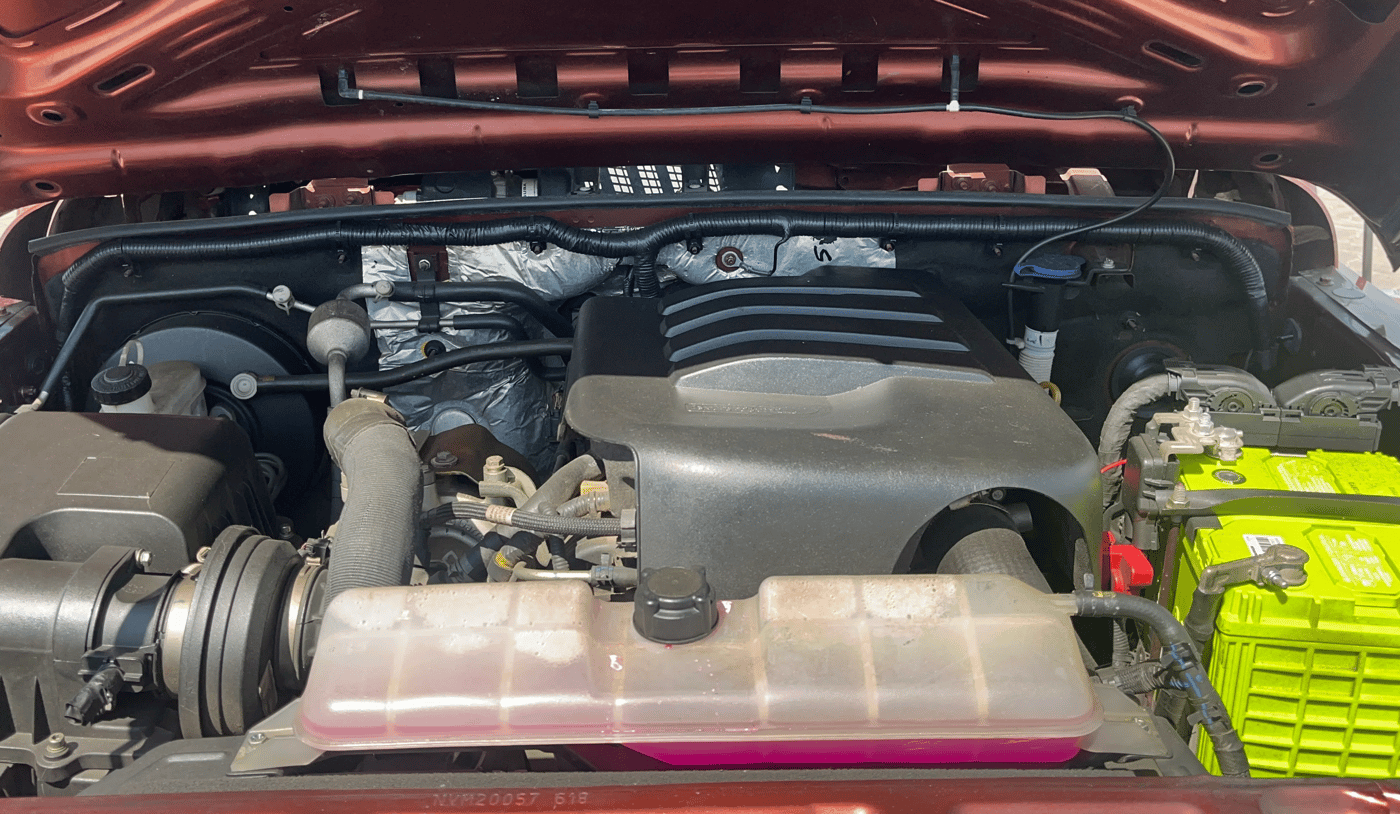 2021 Mahindra Thar LX PETROL HT 4WD AT, Petrol, Automatic, 53,661 km, Engine View