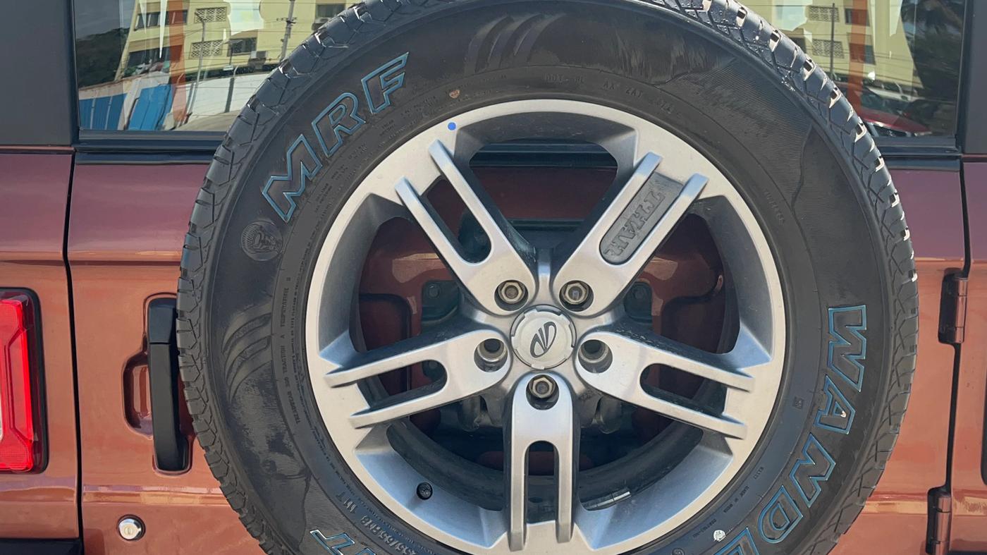 2021 Mahindra Thar LX PETROL HT 4WD AT, Petrol, Automatic, 53,661 km, Spare Tyre