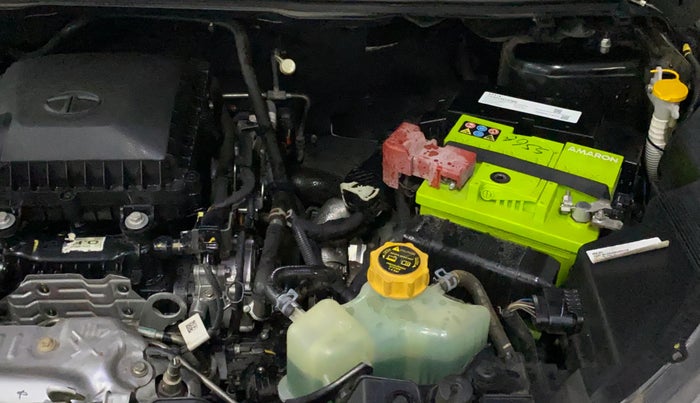 2023 Tata NEXON XZA PLUS PETROL DARK EDITION, Petrol, Automatic, 34,045 km, Engine View - Left