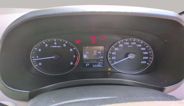 2018 Hyundai Creta SX AT 1.6 PETROL, Petrol, Automatic, 52,281 km, Odometer Image