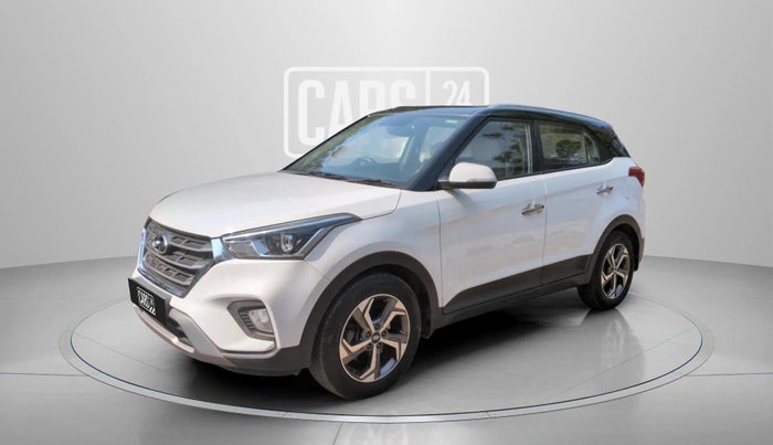 2018 Hyundai Creta SX AT 1.6 PETROL, Petrol, Automatic, 52,281 km, Left Front Diagonal