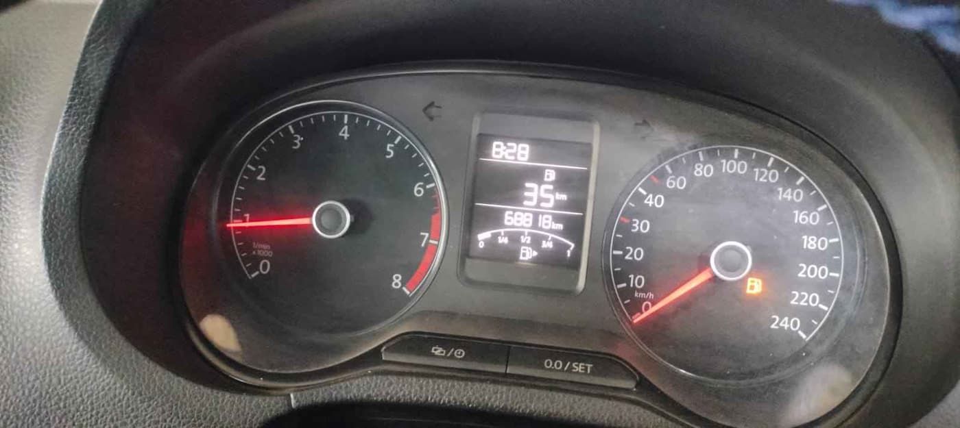 2017 Volkswagen Ameo COMFORTLINE 1.2L, Petrol, Manual, 68,410 km, Odometer Image