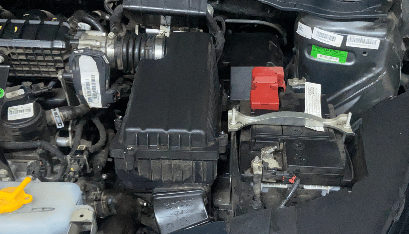 2025 Tata ALTROZ XZ PLUS PETROL, Petrol, Manual, 9,170 km, Engine View - Left