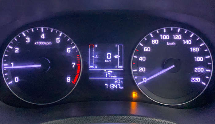 2017 Hyundai Creta SX PLUS 1.6 PETROL, Petrol, Manual, 71,372 km, Odometer Image