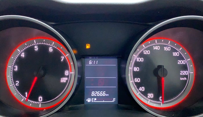 2021 Maruti Swift VXI D, Petrol, Manual, 82,896 km, Odometer Image
