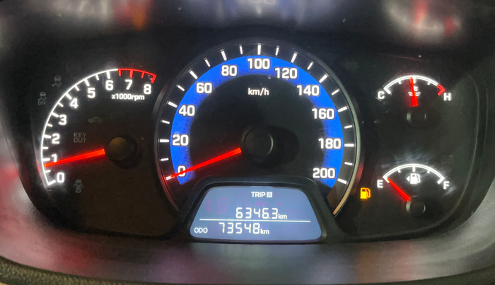 2018 Hyundai Xcent S 1.2, Petrol, Manual, 73,540 km, Odometer Image