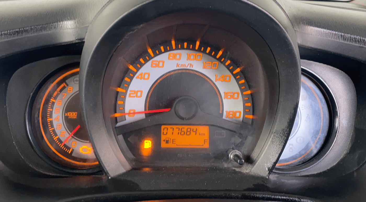 2014 Honda Brio S MT, Petrol, Manual, 77,678 km, Odometer Image