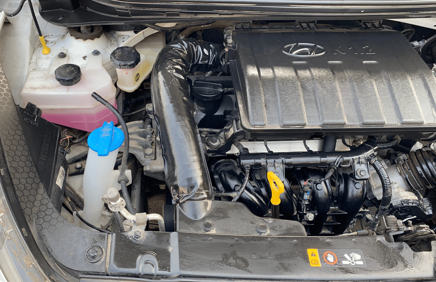 2022 Hyundai GRAND I10 NIOS ASTA AMT 1.2 KAPPA VTVT, Petrol, Automatic, 6,988 km, Engine View - Right