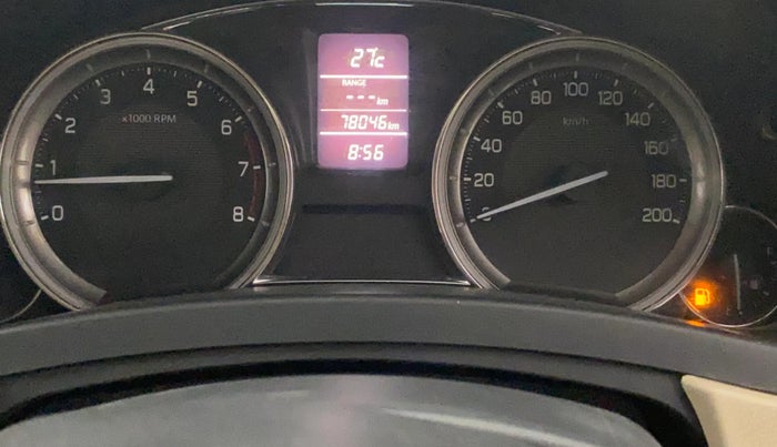 2016 Maruti Ciaz VXI, Petrol, Manual, 78,023 km, Odometer Image