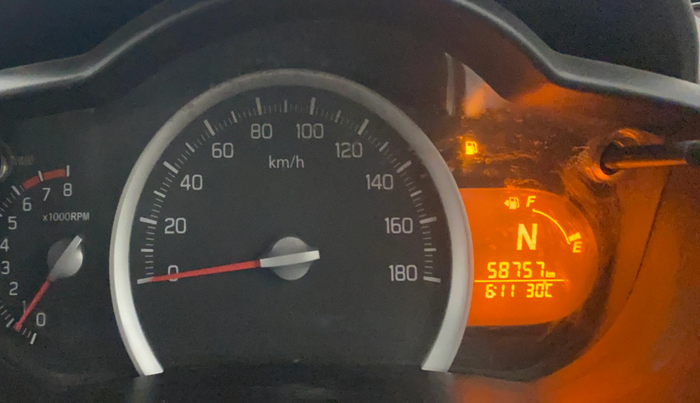 2018 Maruti Celerio ZXI AMT (O), Petrol, Automatic, 58,748 km, Odometer Image