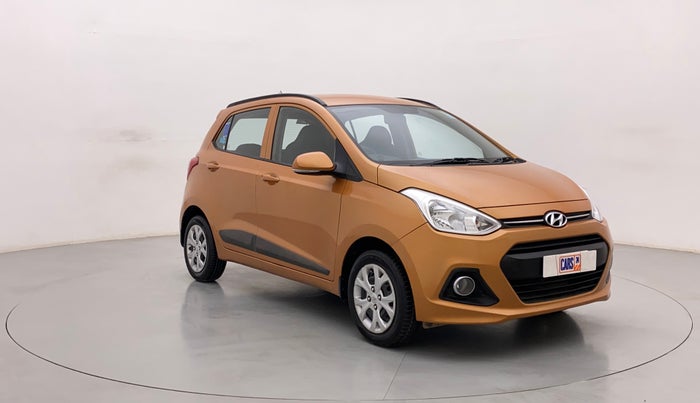 2015 Hyundai Grand i10 SPORTZ 1.2 KAPPA VTVT, Petrol, Manual, 49,376 km, Right Front Diagonal