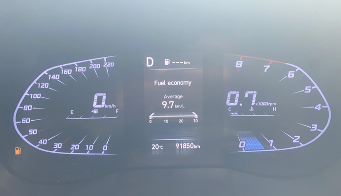 2020 Hyundai Verna SX (O) 1.5 VTVT IVT, Petrol, Automatic, 91,811 km, Odometer Image